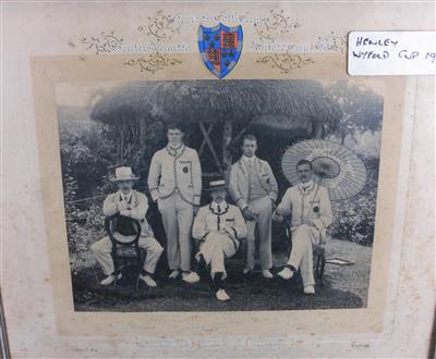 cc01078 Henley Wyfold cup crew 1901.jpg; cc01078; Christ's College Henley Regatta Wyfold Cup 1901; Photograph